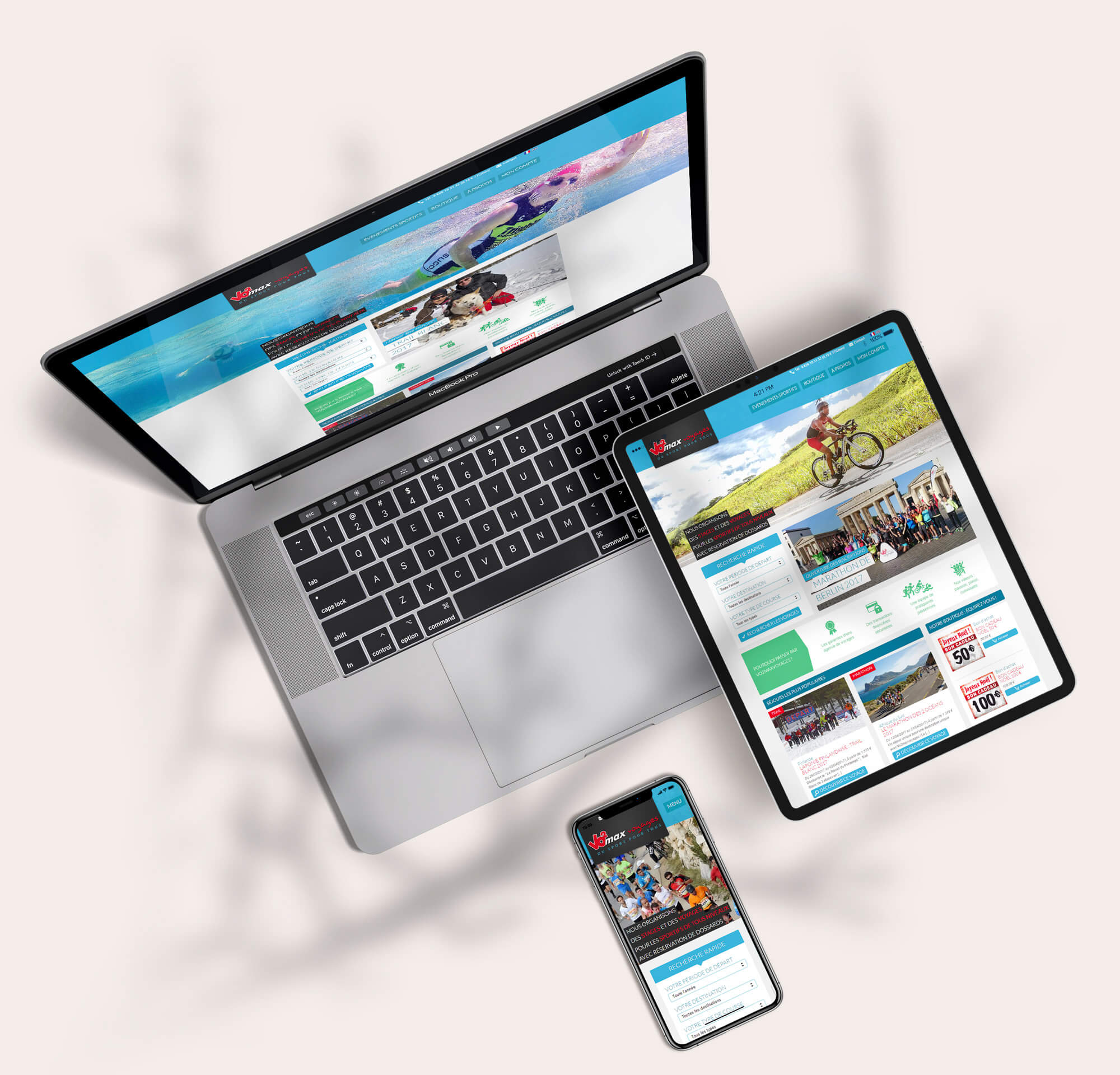 VO2max Voyages - Réalisation d'un site Internet e-commerce pour agence de voyages sportifs en ligne