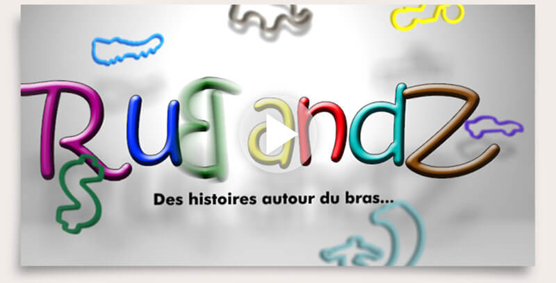 Réalisation d'une animation vidéo pour le générique de la marque de bracelets silicone RuBandZ